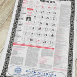 バリ島の2019年カレンダー